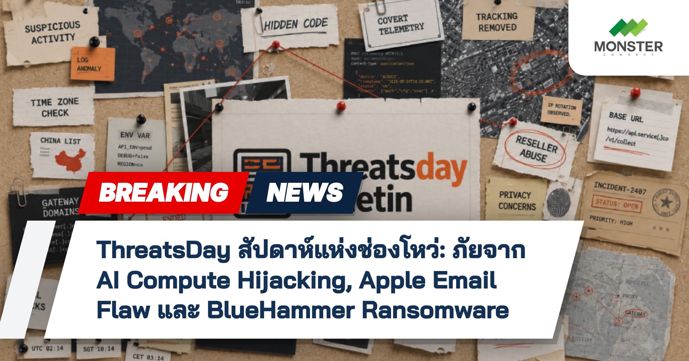 ThreatsDay สัปดาห์แห่งช่องโหว่: ภัยจาก AI Compute Hijacking, Apple Email Flaw และ BlueHammer Ransomware