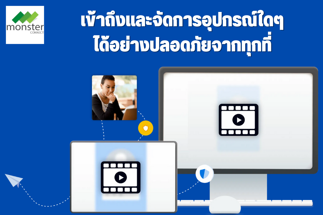 Monster Connect | เข้าถึงและจัดการอุปกรณ์ใดๆ ได้อย่างปลอดภัยจากทุกที่